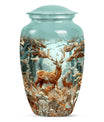 Deer Family Theme Large Urn 10 Inch