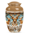 Deer Family Theme Large Urn 10 Inch