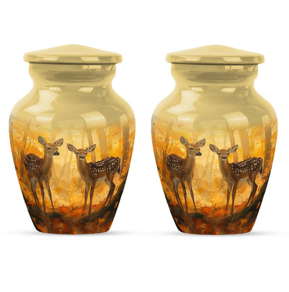 Deer Family Theme 3 Inch Keepsake Pack of 2