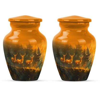 Deer Family Theme 3 Inch Keepsake Pack of 2