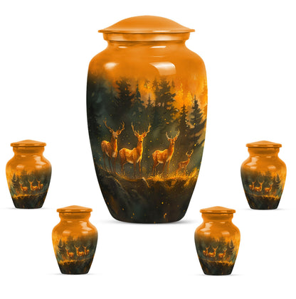 classic deer urn for cremation