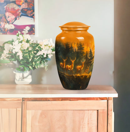 classic deer urn for cremation