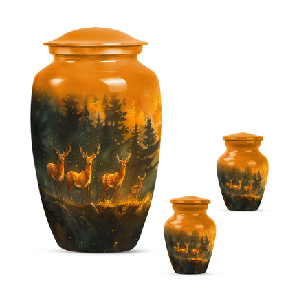 classic deer urn for cremation
