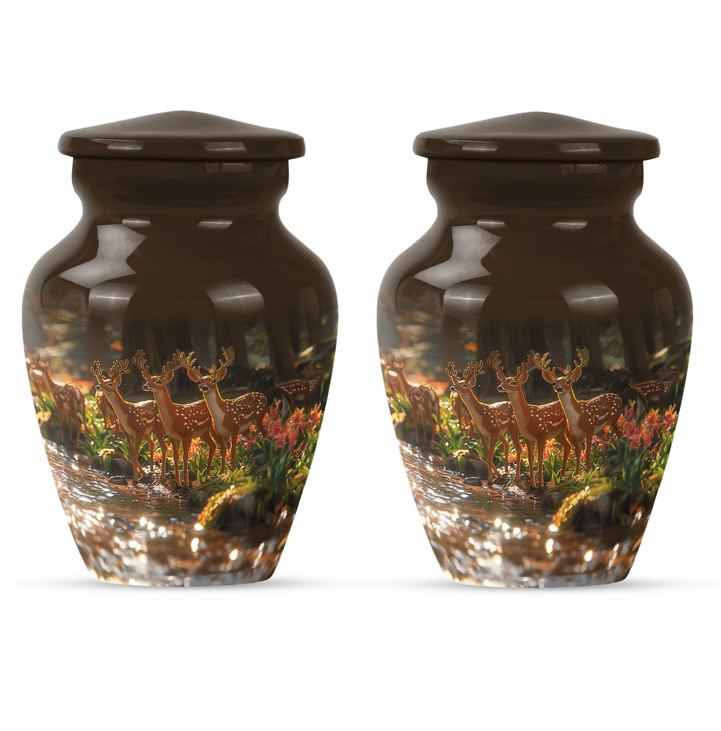 Deer Family Theme 3 Inch Keepsake Pack of 2