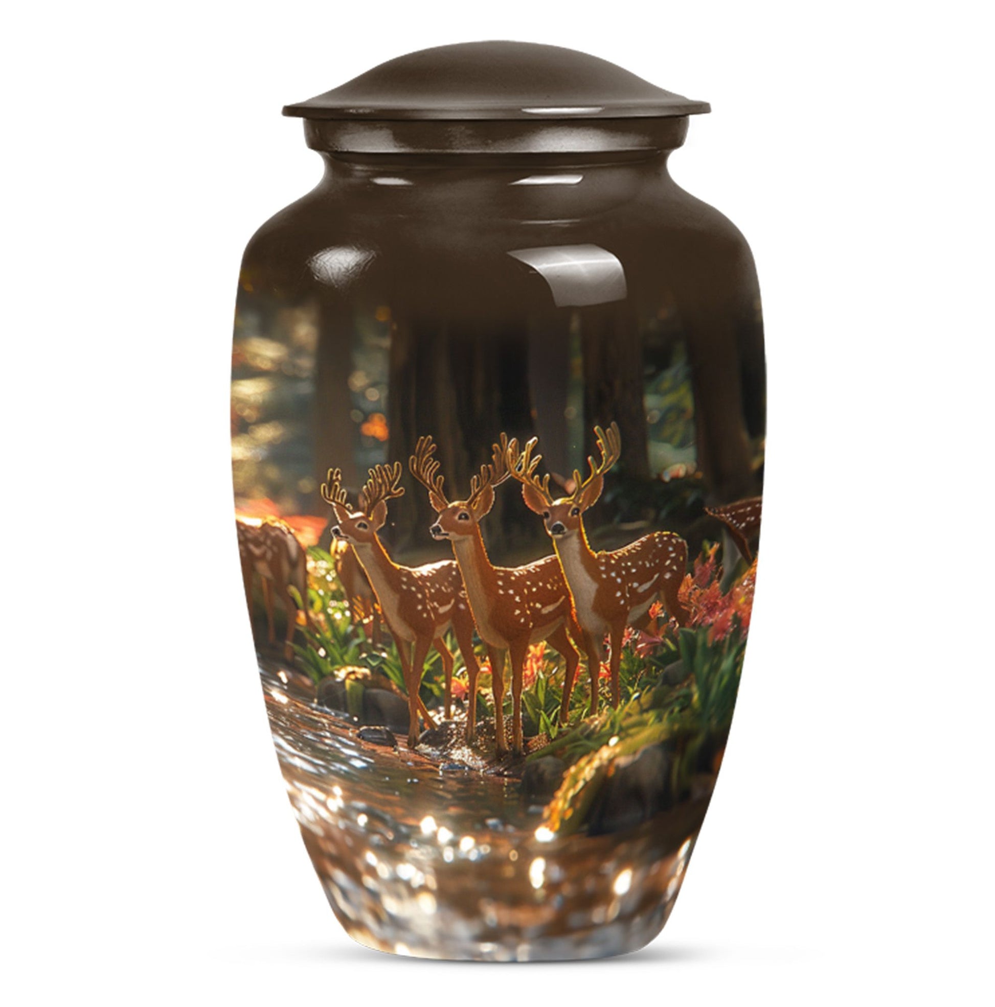 Large classic deer urn for mom.