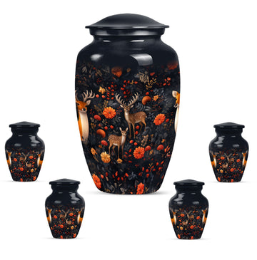 Large Urn with 4 Small Urn