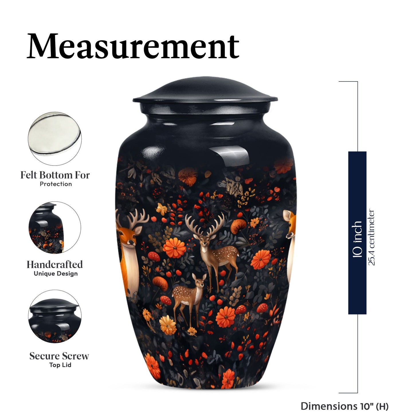 deer urn 