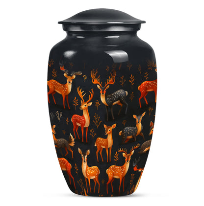 10-inch Classic Gramophone-inspired Deer Urn.