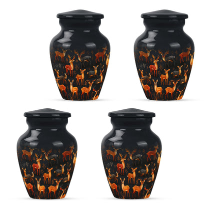 10-inch Classic Gramophone-inspired Deer Urn.