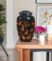 10-inch Classic Gramophone-inspired Deer Urn.