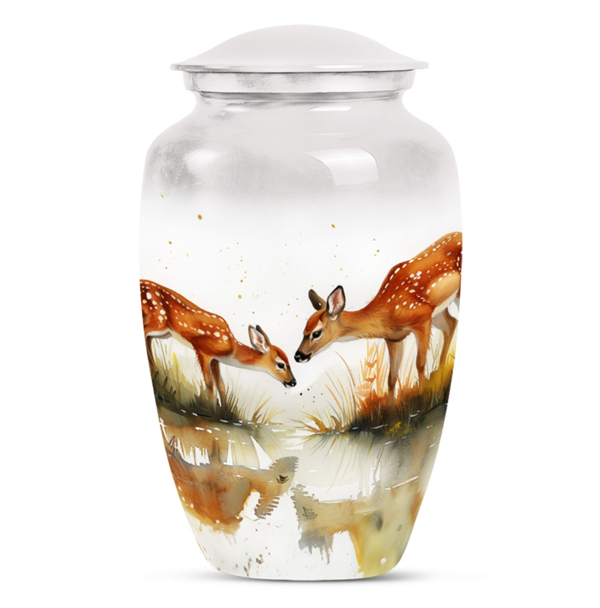  deer family urn for burial ashes 