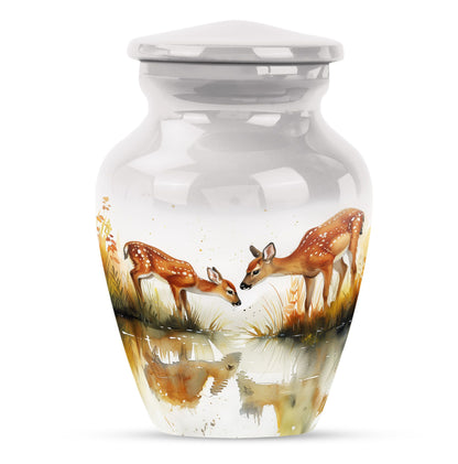  deer family urn for burial ashes 