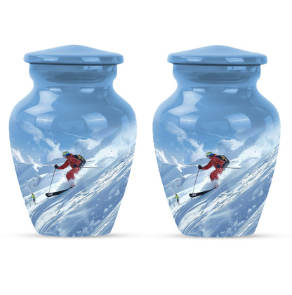 10-inch classic deer family urn for ashes