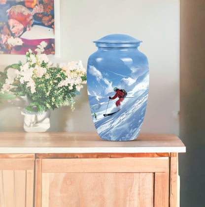 10-inch classic deer family urn for ashes
