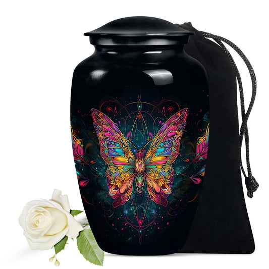 Butterfly Theme Large Urn 10 Inch