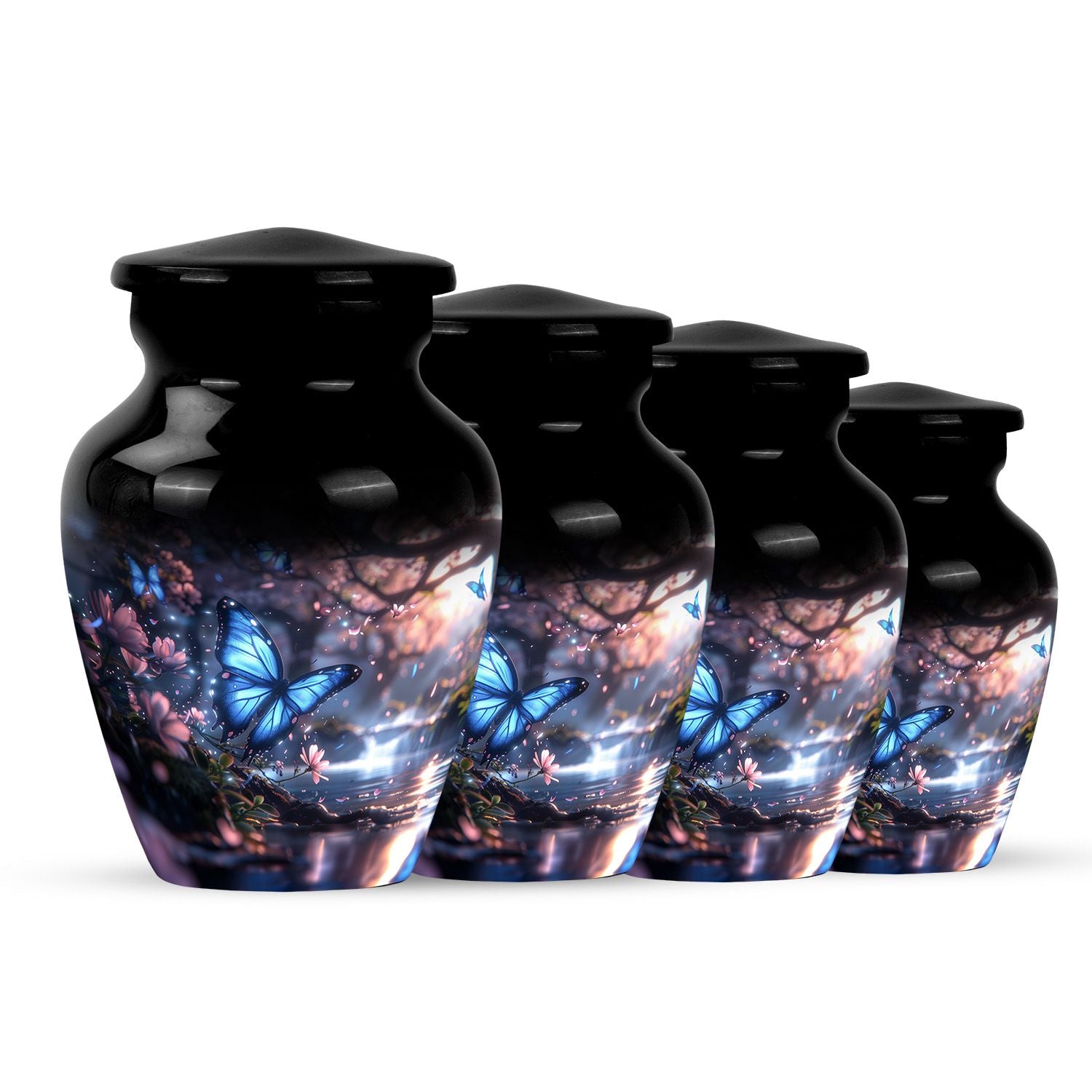 Butterfly Theme 3 Inch Keepsake Pack of 4