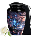 Butterfly Theme Large Urn 10 Inch
