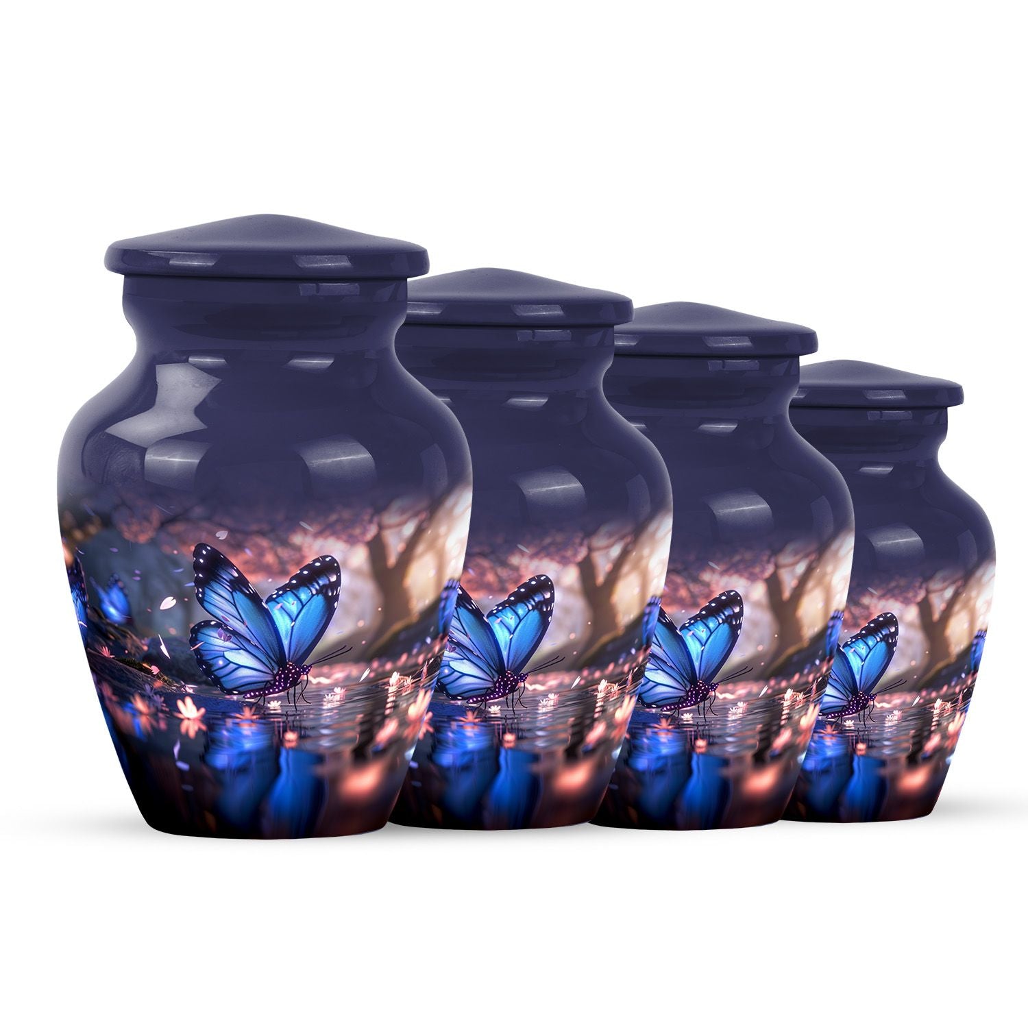 Butterfly Theme 3 Inch Keepsake Pack of 4