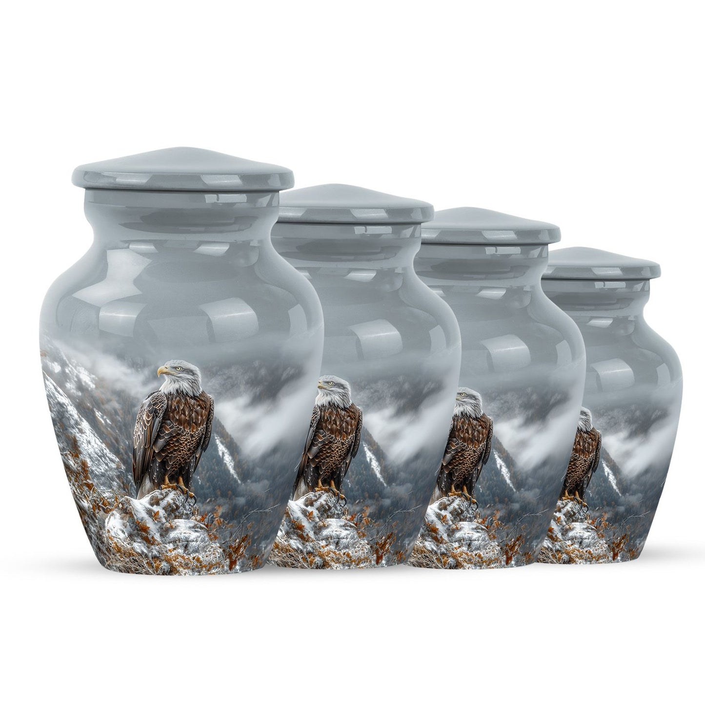 Eagle Theme 3 Inch Keepsake Pack of 4
