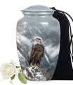Eagle Theme Large Urn 10 Inch