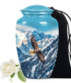 Eagle Theme Large Urn 10 Inch