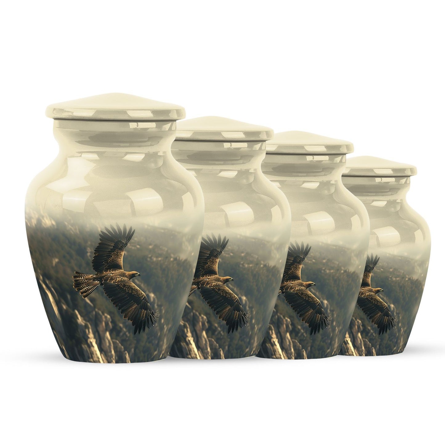 Eagle Theme 3 Inch Keepsake Pack of 4