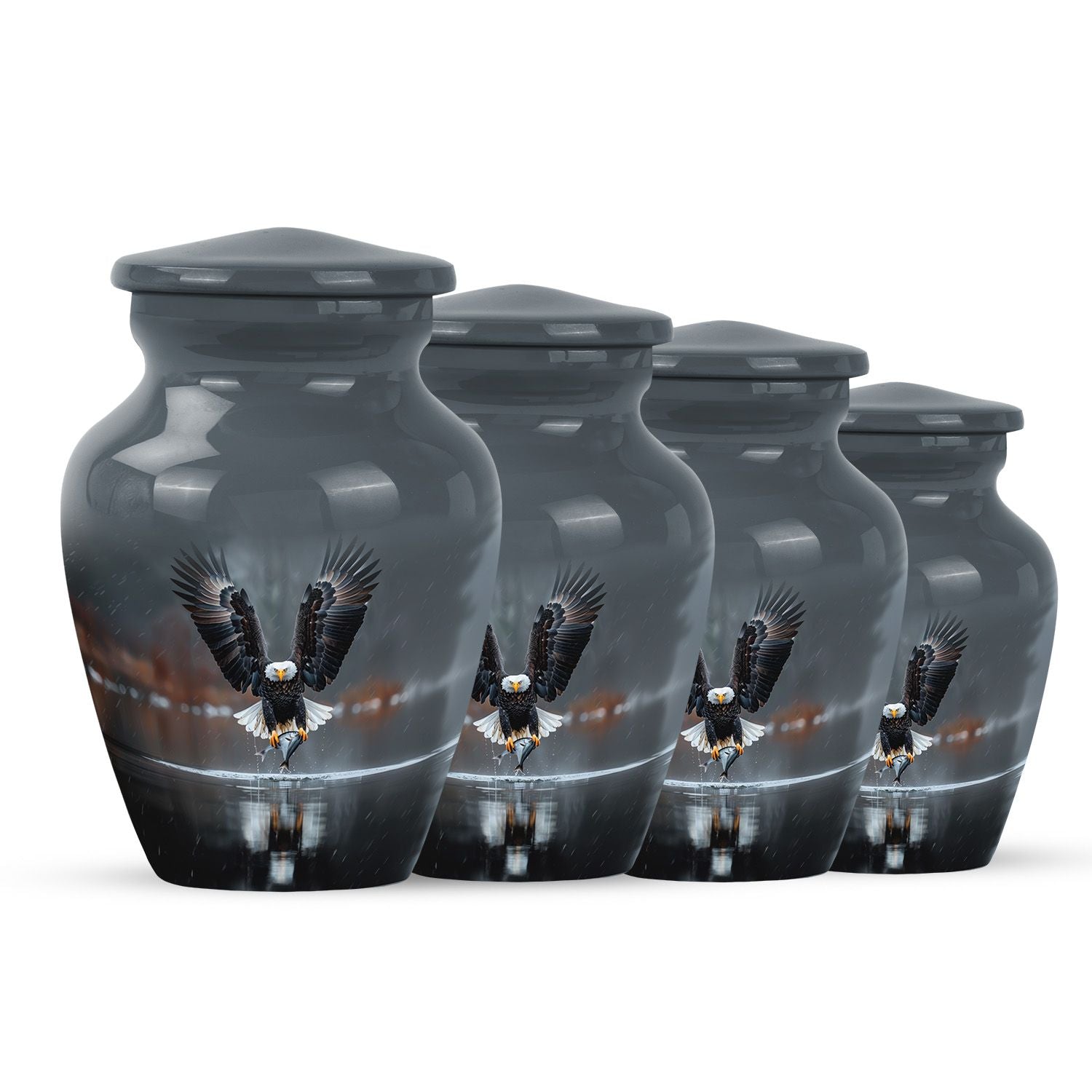 Eagle Theme 3 Inch Keepsake Pack of 4