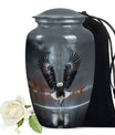 Eagle Theme Large Urn 10 Inch
