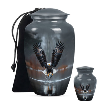 Large Urn With 1 Keepsake Urn