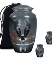 Eagle Theme Large Urn With 2 Keepsake Urn