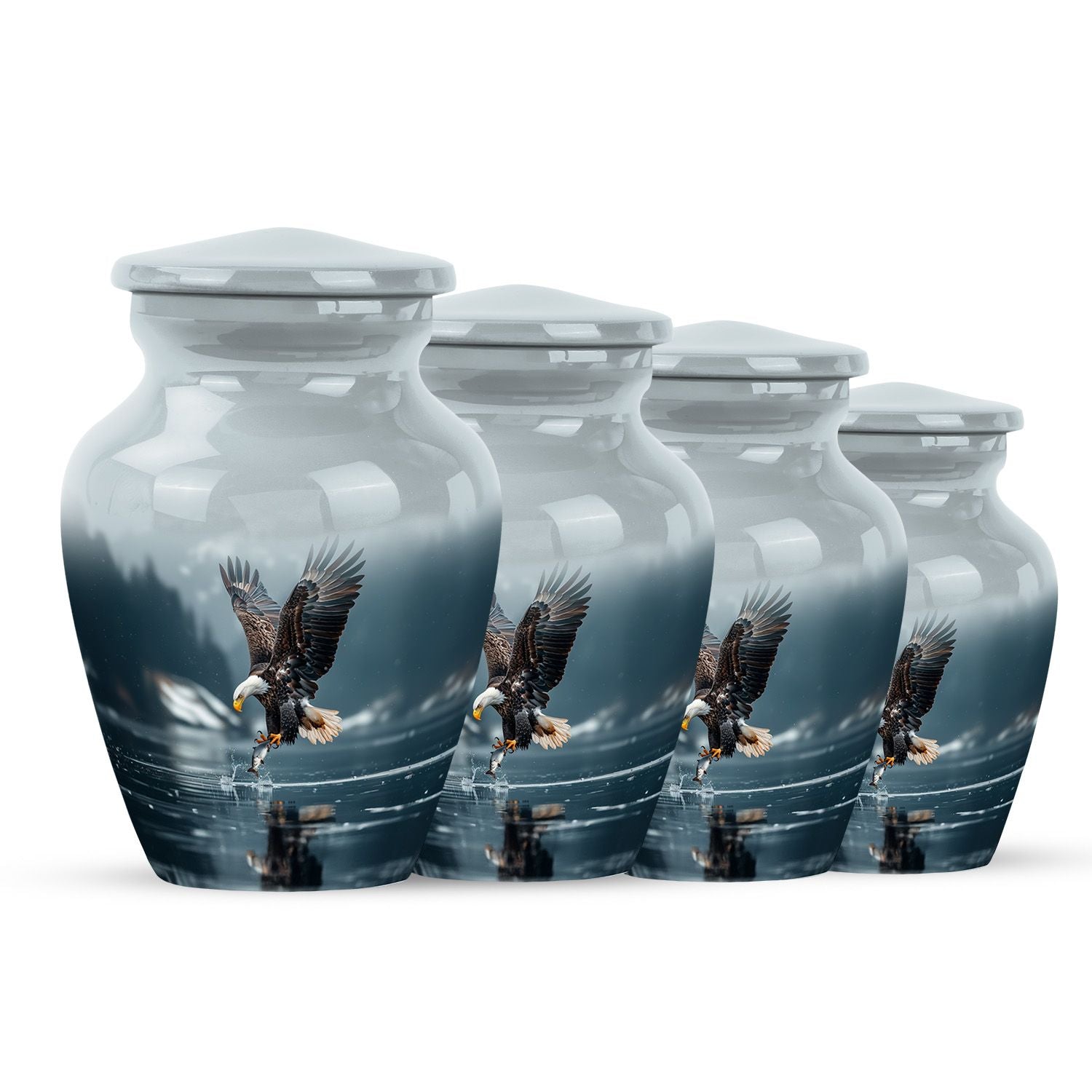 Eagle Theme 3 Inch Keepsake Pack of 4