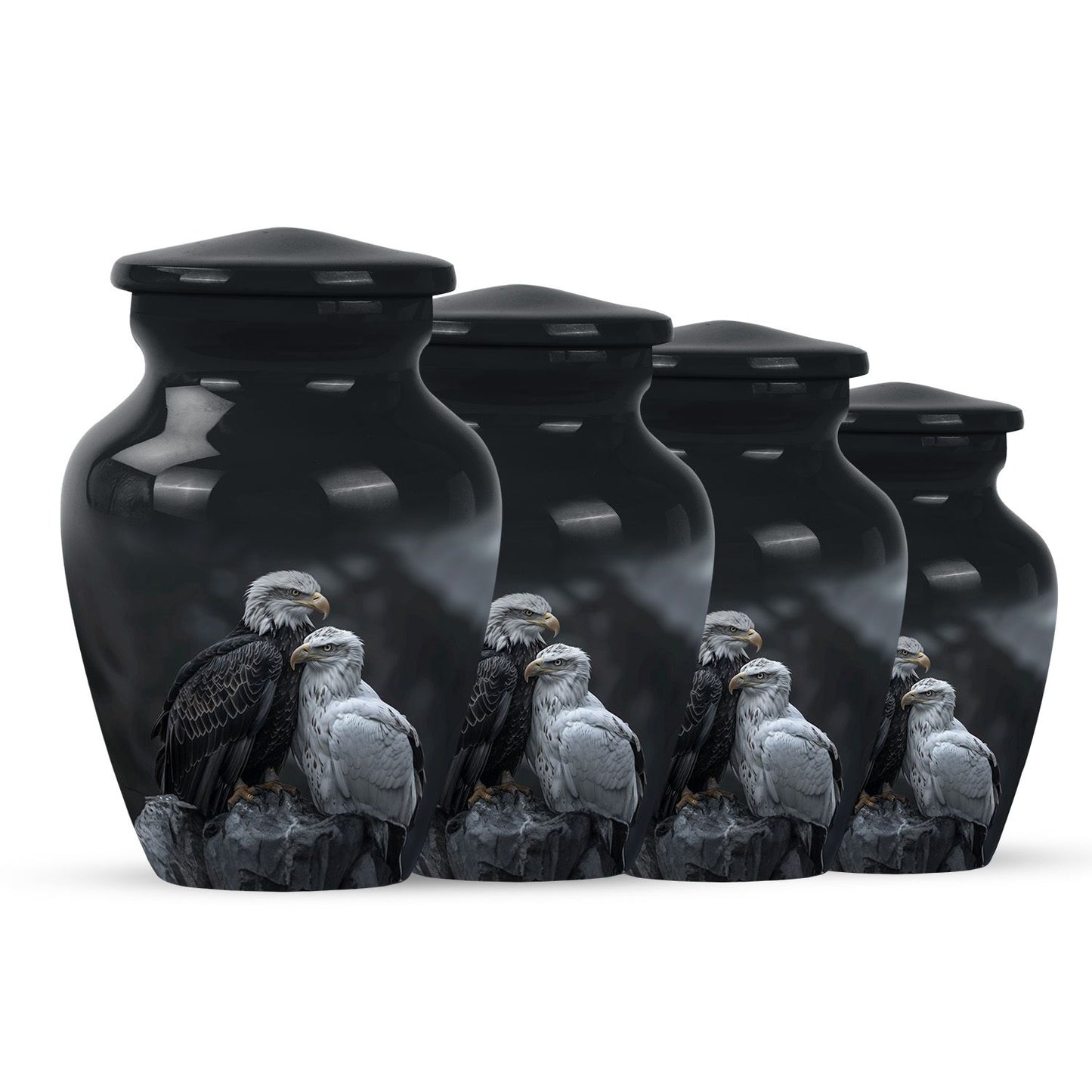 Eagle Theme 3 Inch Keepsake Pack of 4