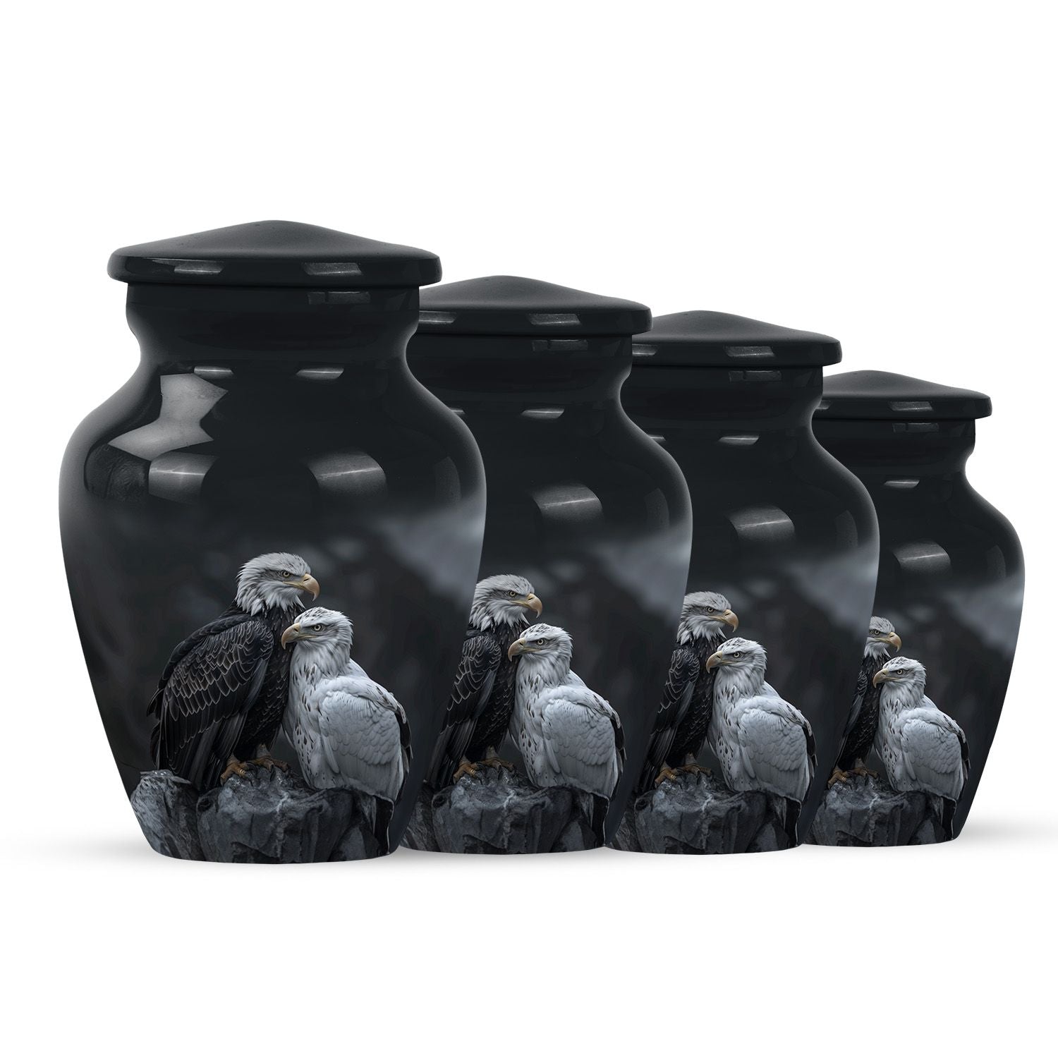 Eagle Theme 3 Inch Keepsake Pack of 4