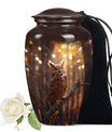 Owl Theme Large Urn 10 Inch