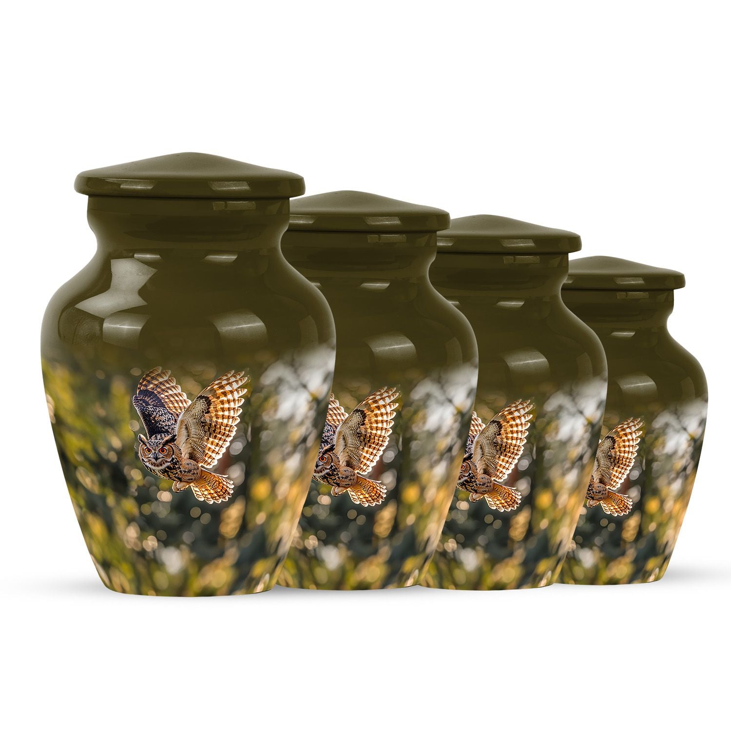 Owl Theme 3 Inch Keepsake Pack of 4