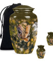 Owl Theme Large Urn With 2 Keepsake Urn