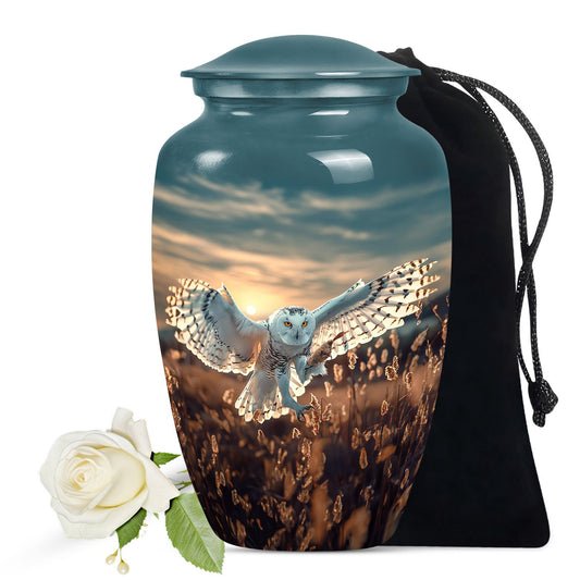 Owl Theme Large Urn 10 Inch