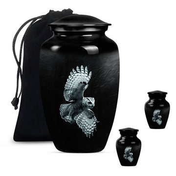 Large Urn With 2 Keepsake Urn