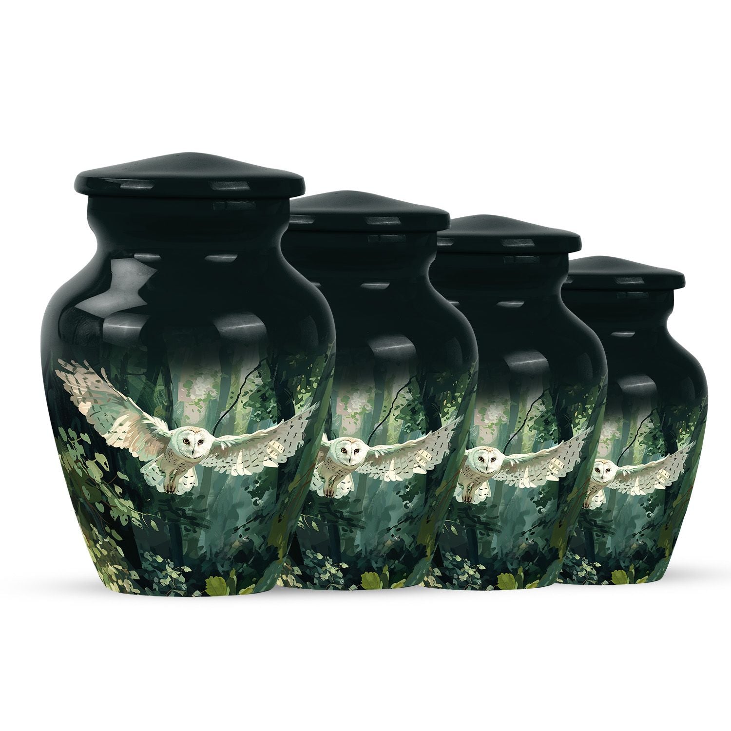 Owl Theme 3 Inch Keepsake Pack of 4