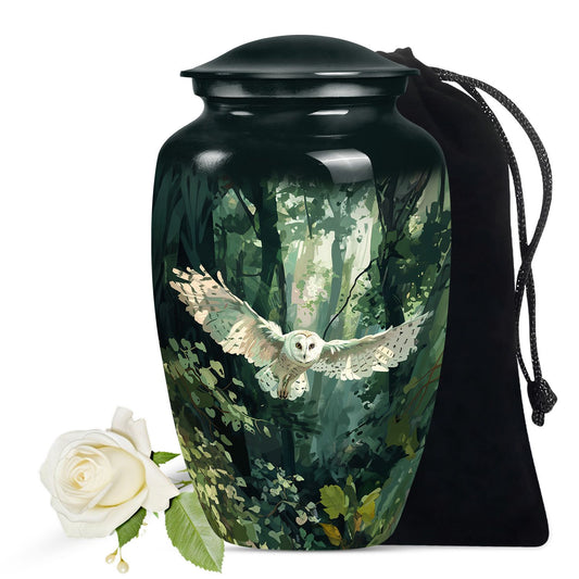 Owl Theme Large Urn 10 Inch