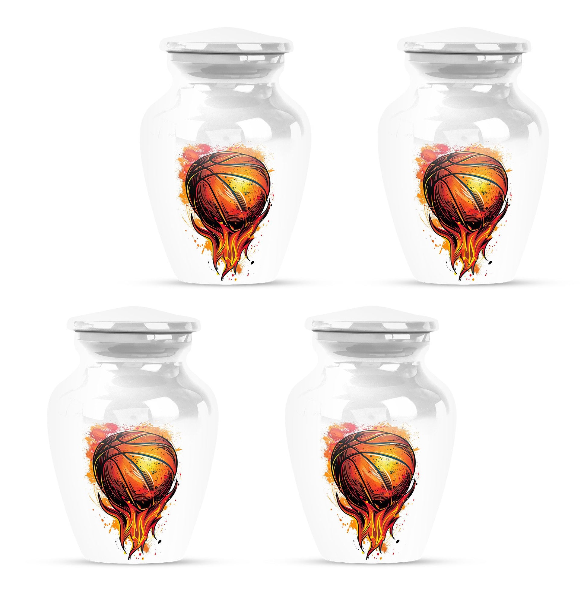 Basketball Theme 3 Inch Keepsake Pack of 4