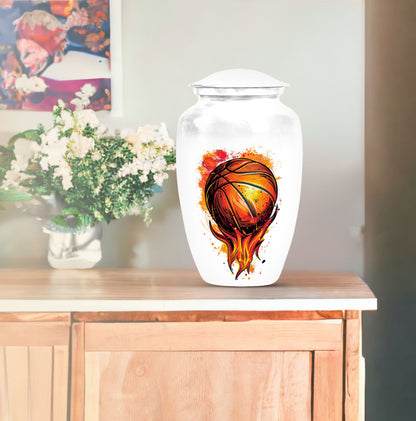 10-inch classic basketball urn