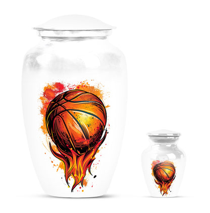 10-inch classic basketball urn