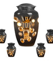 Basketball Theme Large Urn With 4 Keepsake Urn