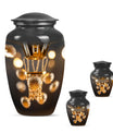 Basketball Theme Large Urn With 2 Keepsake Urn