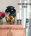 classic basketball urn, memorial burial funeral cremation