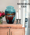 Classic 10-inch basketball-themed urn 