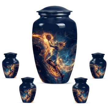 Large Urn with 4 Small Urn