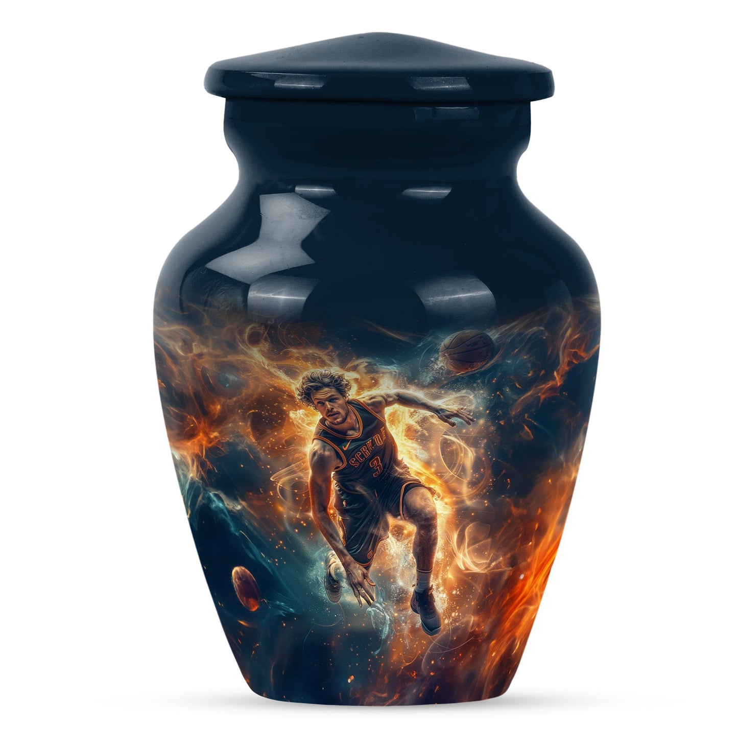 Classic Basketball Burial Urn