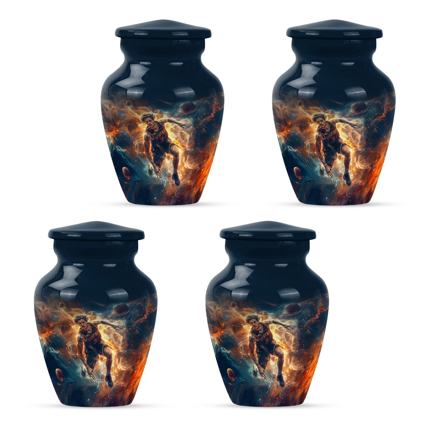 Classic Basketball Burial Urn